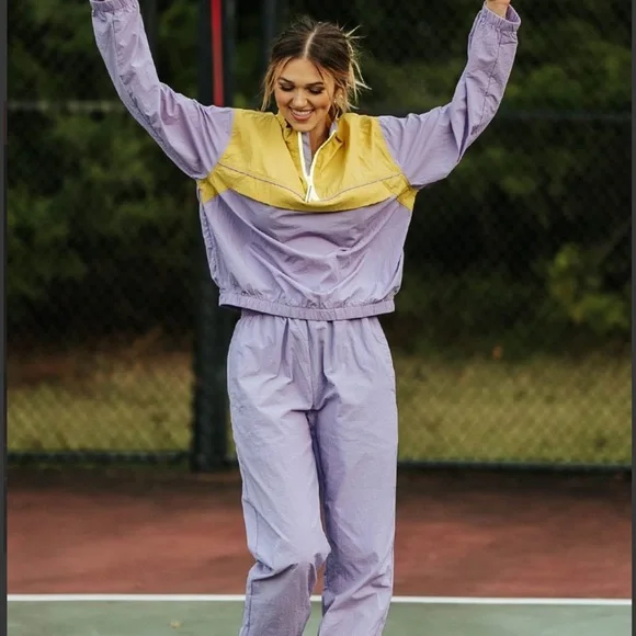 PURPLE WINDBREAKER SET - Picture 2 of 5